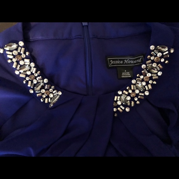 NWT Jessica Howard Formal Dress With Rhinestones - Picture 4 of 4